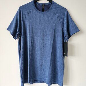 NWT LULULEMON NISE/SFDM Blue Metal Vent Tech SS Top T-Shirt Men's XL